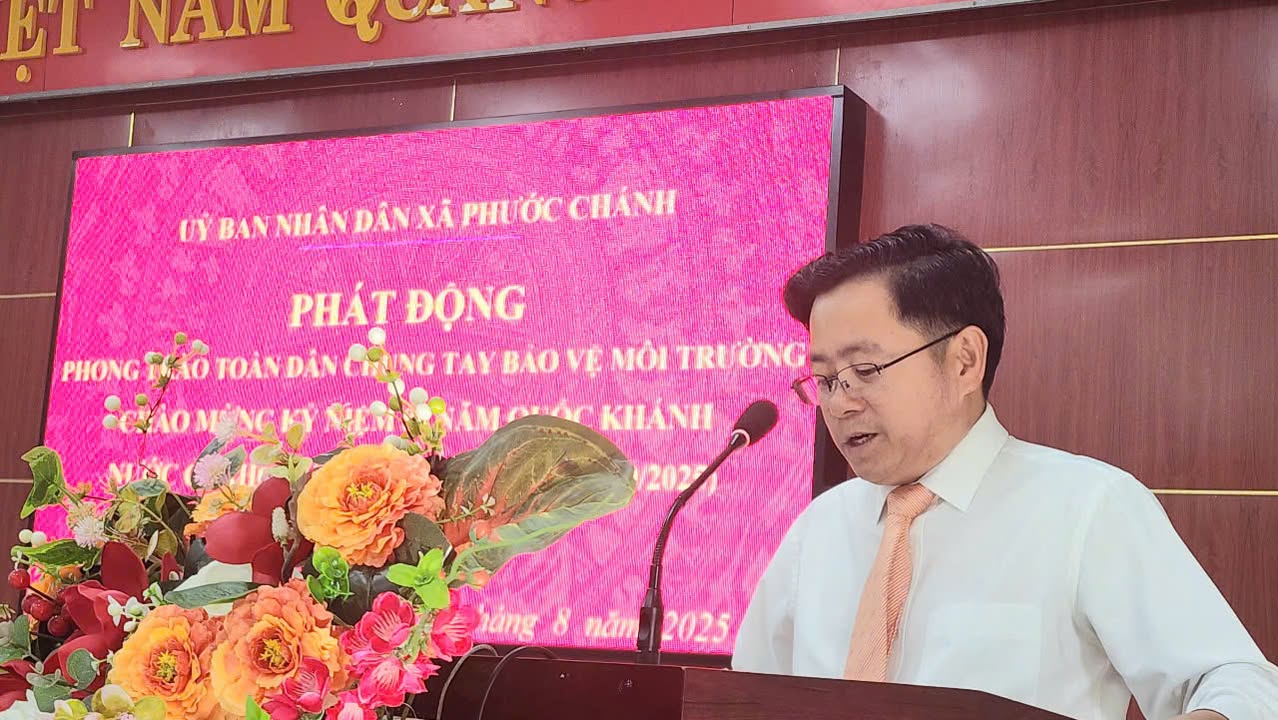 XÃ PHƯỚC CHÁNH - TP ĐÀ NẴNG PHÁT ĐỘNG PHONG TRÀO CHUNG TAY BẢO VỆ MÔI TRƯỜNG CHÀO MỪNG 80 NĂM NGÀY QUỐC KHÁNH NƯỚC CHXHCNVN (2/9/1945 - 2/9/2025)