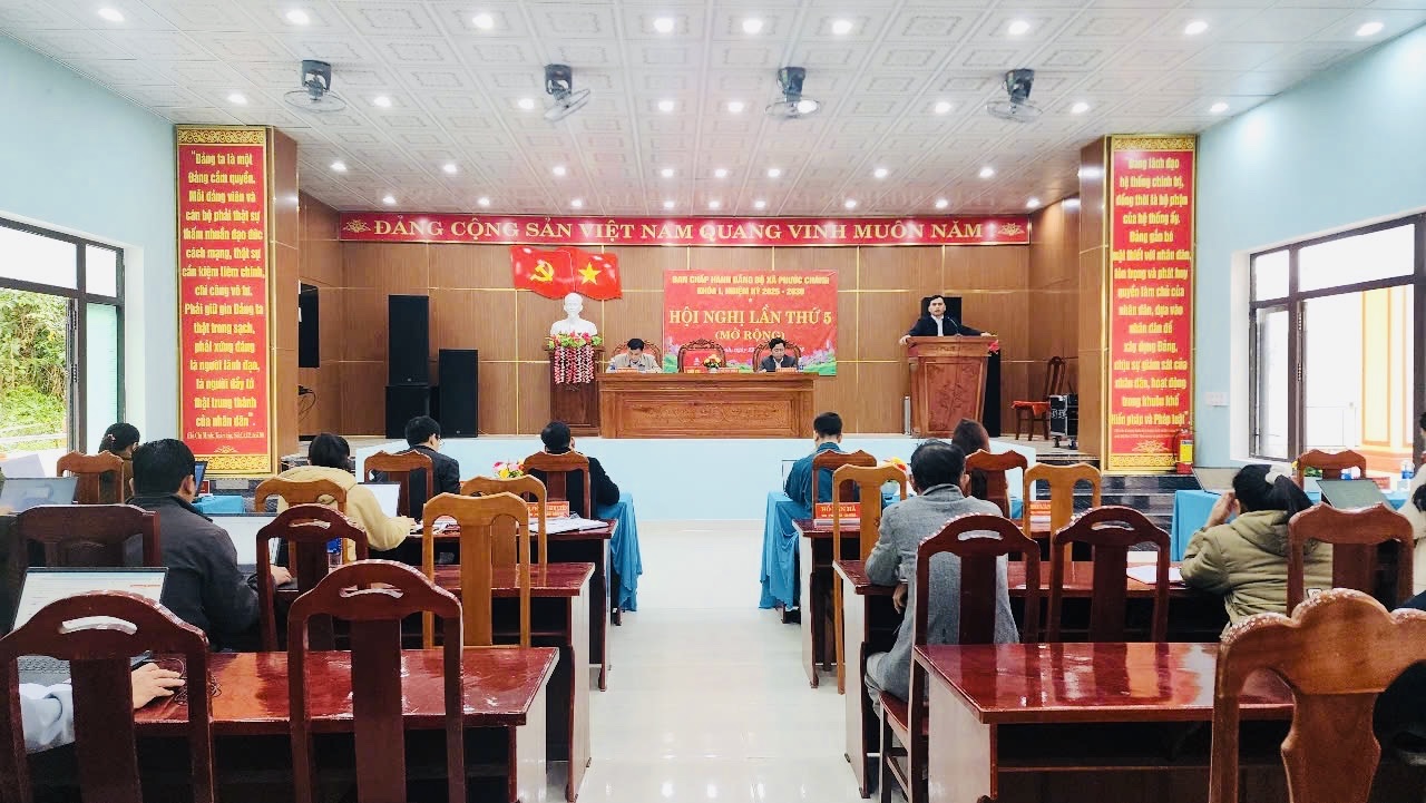 Đảng ủy xã Phước Chánh tổ chức Hội nghị tổng kết đánh giá các mặt công tác năm 2025, triển khai phương hướng nhiệm vụ năm 2026