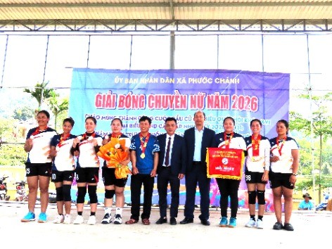 Giải bóng chuyền nữ Phước Chánh lan tỏa phong trào thể thao cơ sở