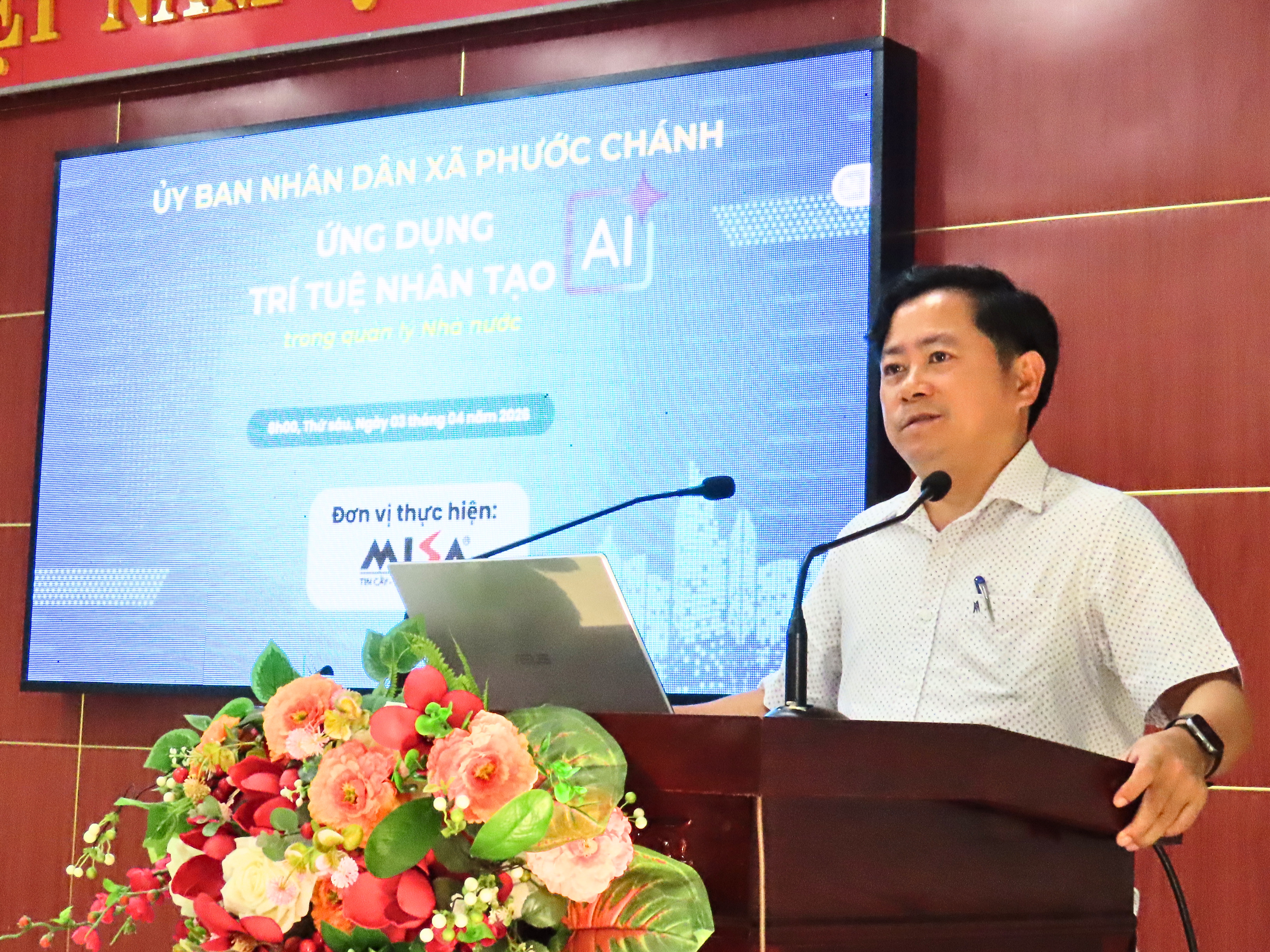 Phước Chánh tổ chức hội thảo ứng dụng trí tuệ nhân tạo trong quản lý nhà nước