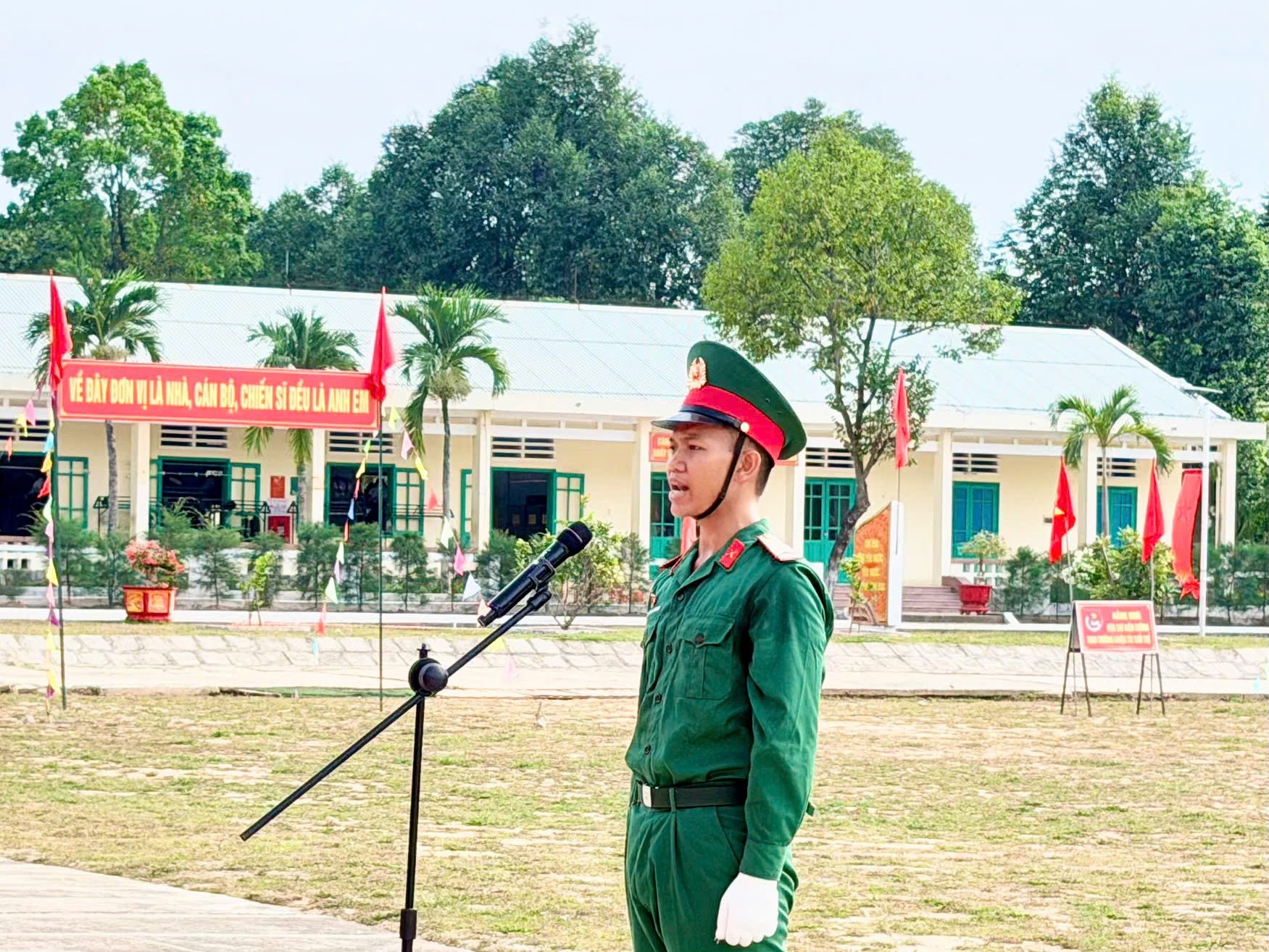 Dấu mốc trưởng thành của những người lính trẻ Phước Chánh