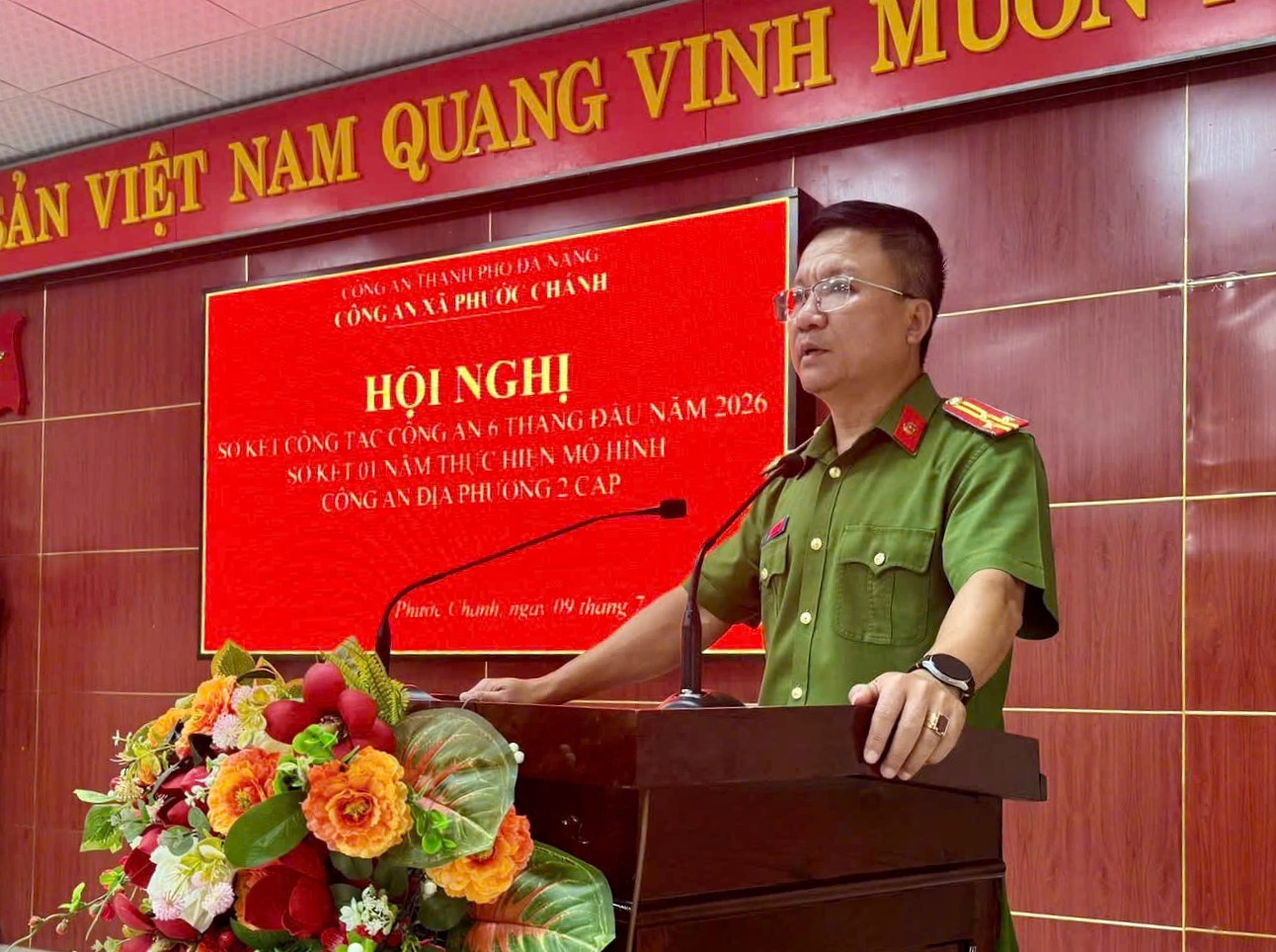 Công an xã Phước Chánh nâng cao hiệu quả bảo đảm an ninh, trật tự từ mô hình Công an địa phương hai cấp