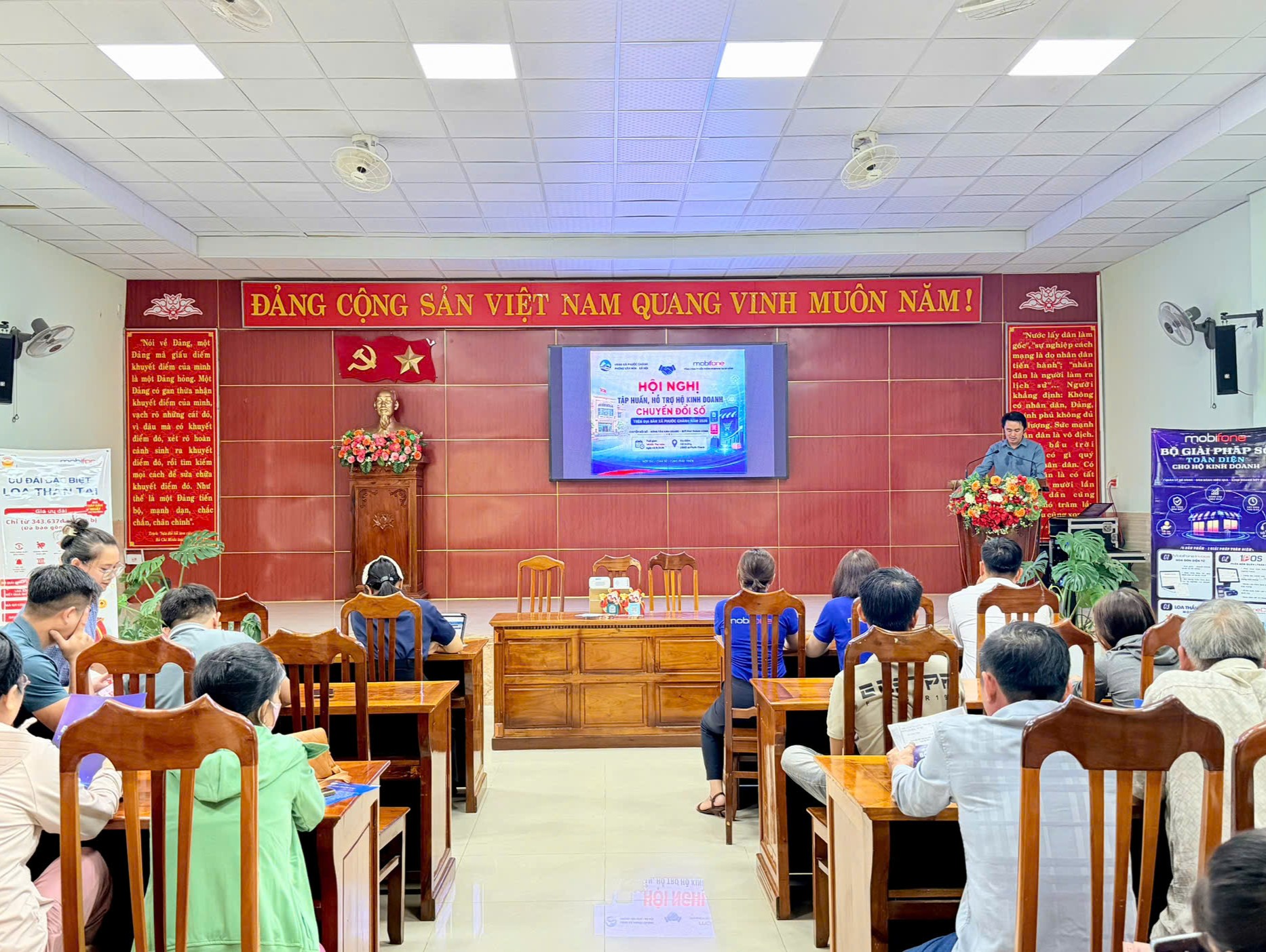 Xã Phước Chánh tập huấn, hỗ trợ 47 hộ kinh doanh chuyển đổi số năm 2026