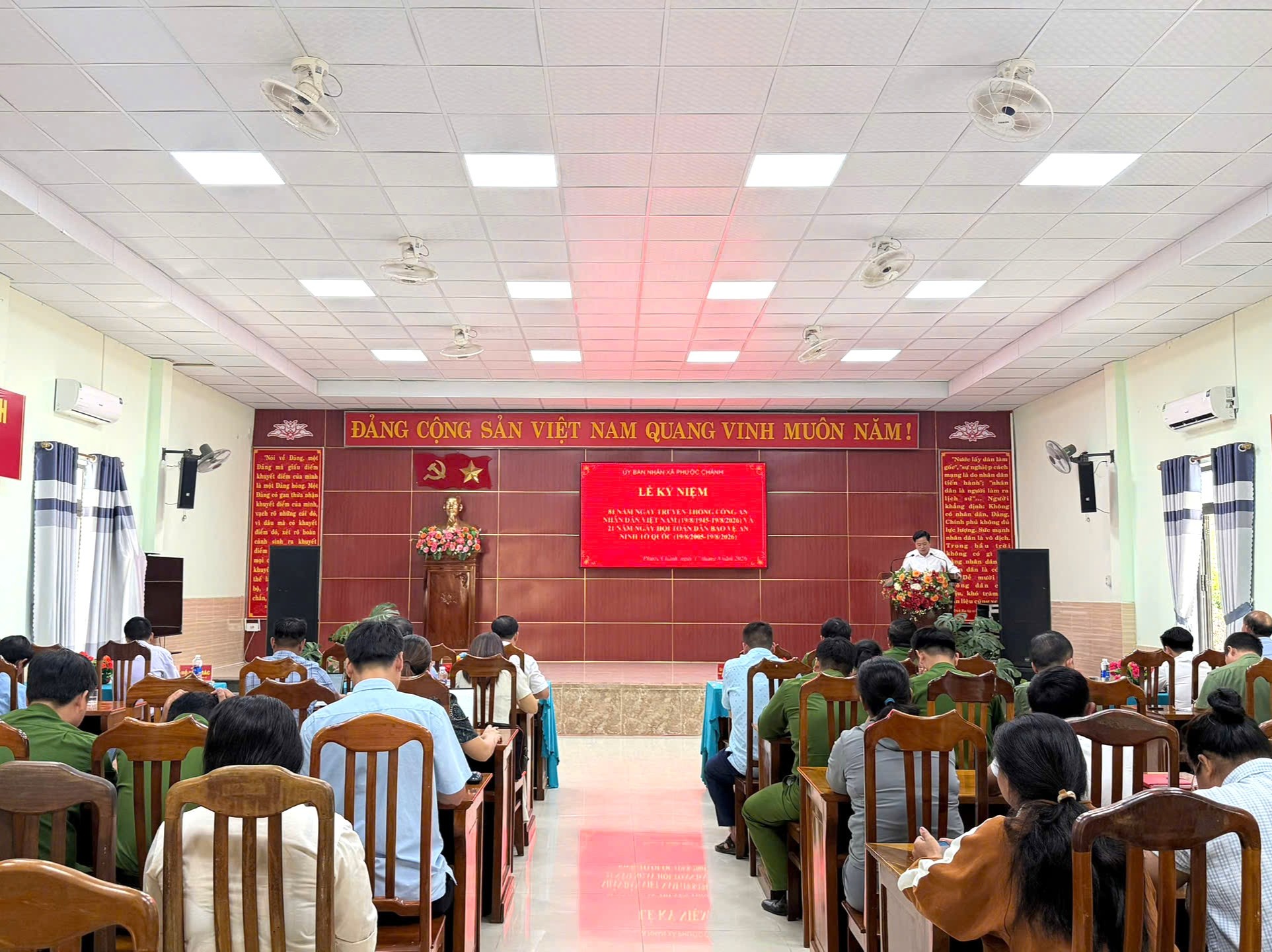 Xã Phước Chánh tổ chức Ngày hội Toàn dân bảo vệ an ninh Tổ quốc năm 2026