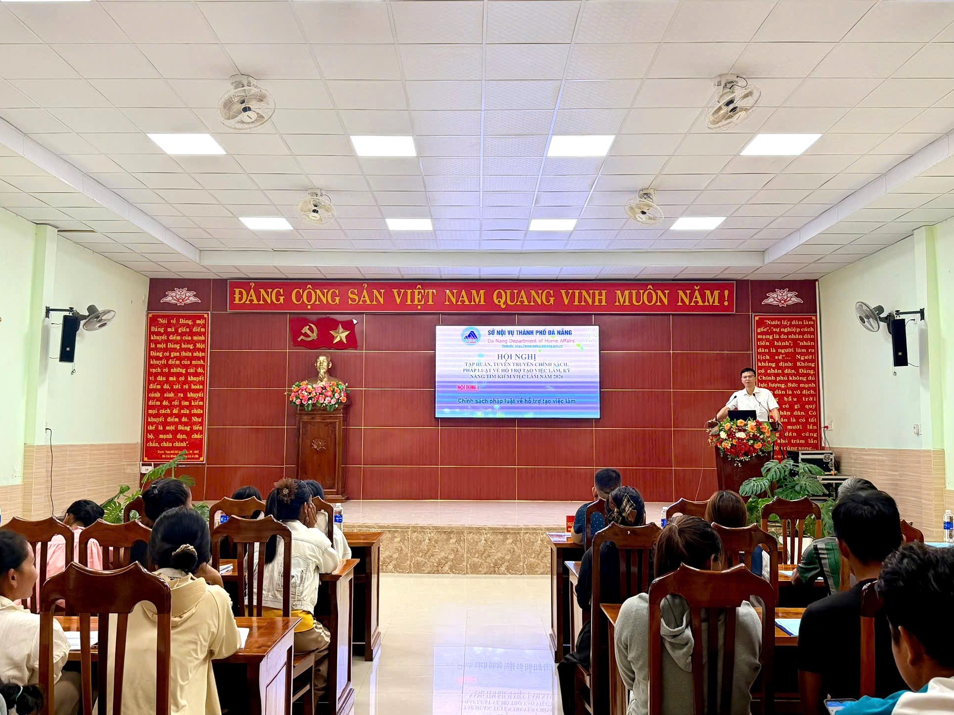Xã Phước Chánh tập huấn chính sách hỗ trợ tạo việc làm, kỹ năng tìm kiếm việc làm cho người lao động