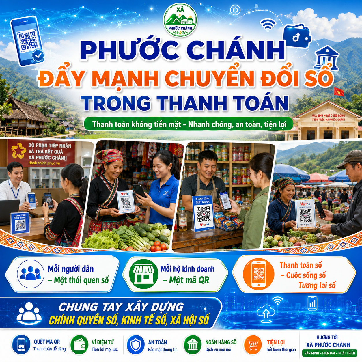 Phước Chánh đẩy mạnh chuyển đổi trong thanh toán số